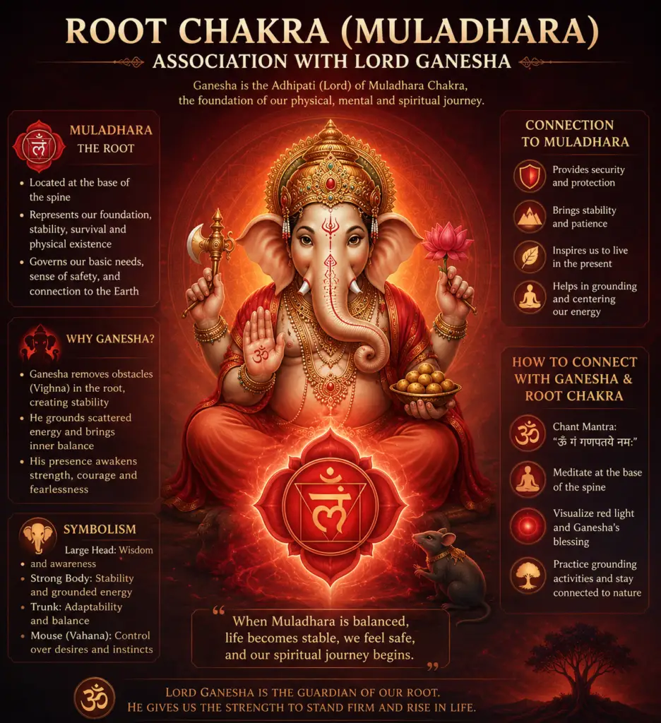What does Ganesha's elephant head mean?